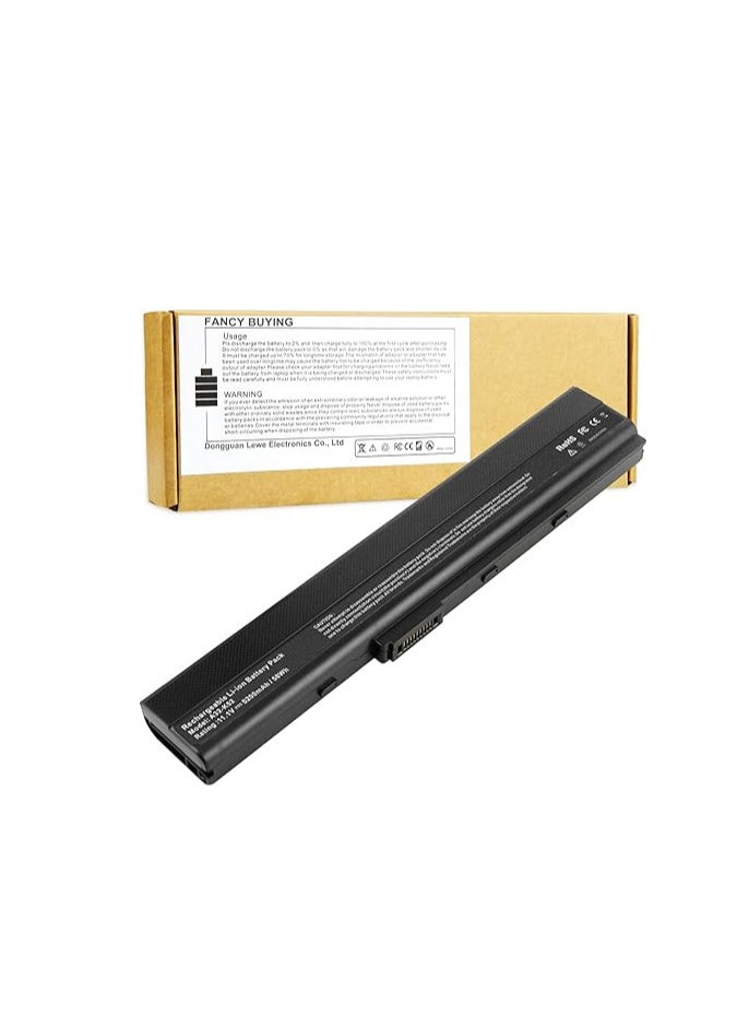 Terabyte - A32-K52 Laptop Battery for ASUS A52F A52J K52F X52N X52J X52F K52D K52J X5IJ K52 K52D K52DE K52DE-EX064V K52F-B1 K52F-BBR5 K52F-BBR9 K52f-c1 K52F-C2B K52FK52F-A1 K52f-SX051V K52N-EX035V K52Xi - Image 1
