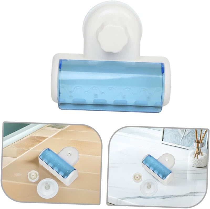 2pcs Wall-Mounted Toothbrush Holder with Suction Cup Bathroom Toothbrush Organizer Rack No-Drill Storage for Shower and Dorm Use - Image 3