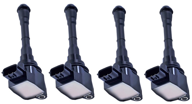 ENA UF659 Ignition Coil Pack Compatible with Nissan Rogue Sport Qashqai Sentra Juke 2017 2018 2019 2020 2021 2022 16L 20L L4 Coils Set of 4 Replacement for 224481KC0A C1807 GN10614 1788535 IC762