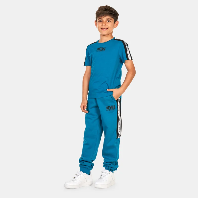 EA7 Emporio Armani Kids' Train Logo Series T-Shirt