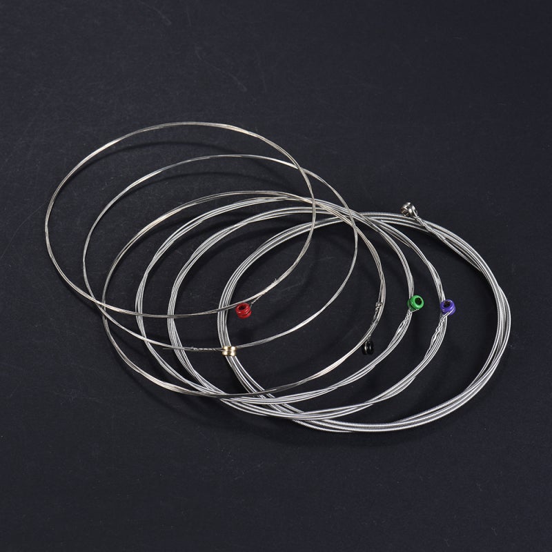 Orphee Professional Guitar Strings 008-038: High Carbon Hexagonal Steel Core Nickel Alloy Wound - Bright Tone Anti Rust High Gloss Comfortable Feel for Electric Guitar Players - Image 2