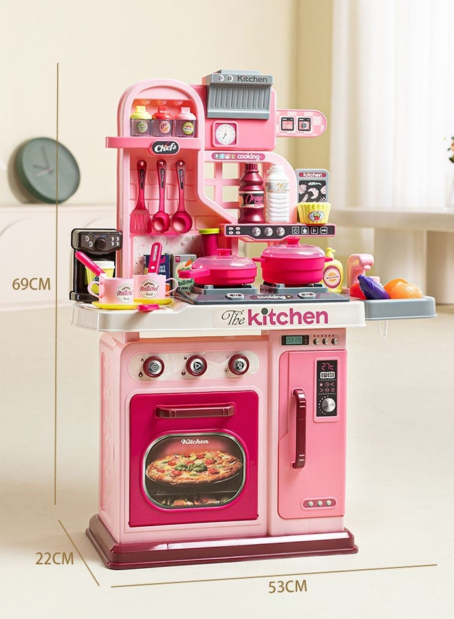 Kitchen Toy Set,Kitchen Playset for Kids,Rich Realistic Details Include ,Water,Sound,43pcs Accessories,Toddler Kitchen Playset,Pretend Kitchen Play Set Toy,Pretend Play Set,Ideal Gift for Boys Girls Age 3+ - Image 2