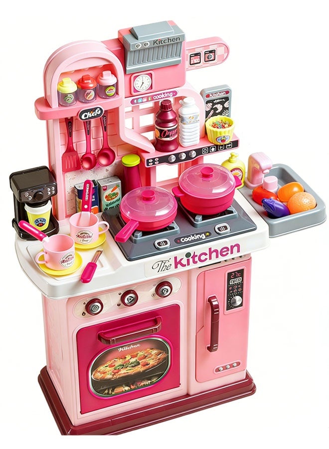 Kitchen Toy Set,Kitchen Playset for Kids,Rich Realistic Details Include ,Water,Sound,43pcs Accessories,Toddler Kitchen Playset,Pretend Kitchen Play Set Toy,Pretend Play Set,Ideal Gift for Boys Girls Age 3+ - Image 1