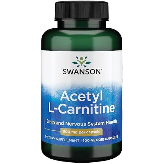 SWANSON Acetyl L-Carnitine 500 mg 100 Caps by Swanson Premium - Image 1