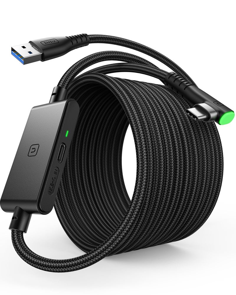 INIU Link Cable 16FT High Speed Data Transfer VR Cable USB 30 Type C Charger Fast Charging While Playing for Meta Oculus Quest 3 3S 2 Pico 4 Accessories USB to USBC Cord for Gaming PC Steam VR - Image 2