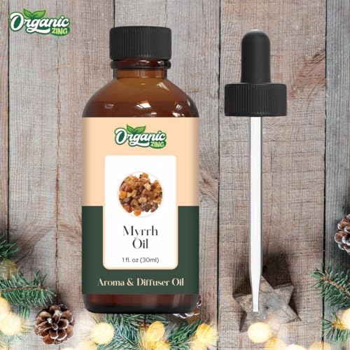 Organic Zing Myrrh Oil 30 ml (1.01 fl oz) – Steam Distilled Resinous Aromatic Oil for Natural Perfumery, Meditation Diffusion & Oral Care Formulations - Image 3