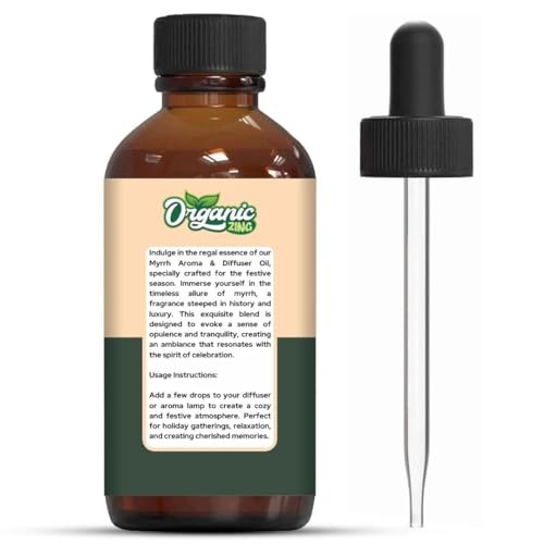 Organic Zing Myrrh Oil 30 ml (1.01 fl oz) – Steam Distilled Resinous Aromatic Oil for Natural Perfumery, Meditation Diffusion & Oral Care Formulations - Image 2