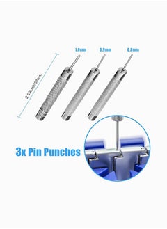 Y&D Generic Watch Repair Kit, Band Strap Link Pin Remover Removal Adjustable Tool, Spring Bar Tool Kit with Straps  - Image 4