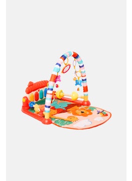 Preschool Fun Mushroom Pedal Piano With Guardrail Fitness Rack  - Image 3