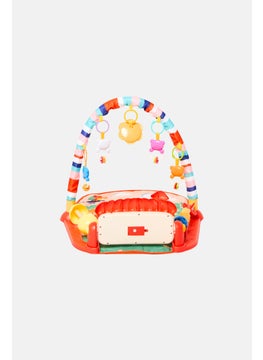 Preschool Fun Mushroom Pedal Piano With Guardrail Fitness Rack  - Image 4
