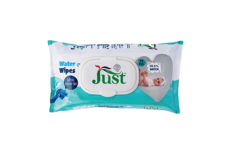 Just Baby Water Wipes 72