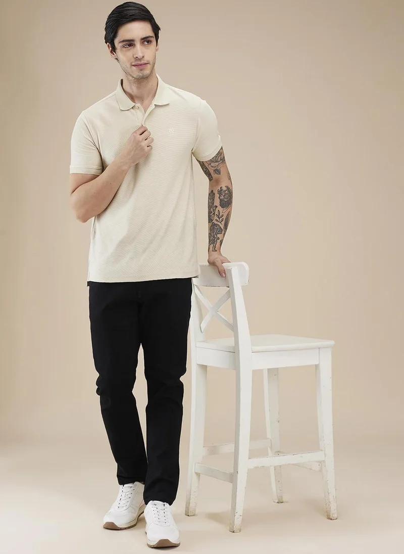 Being Human BLACK TONE Men Classic Slim Fit Mid-Rise Stretchable Jeans for Men | Best Price UAE