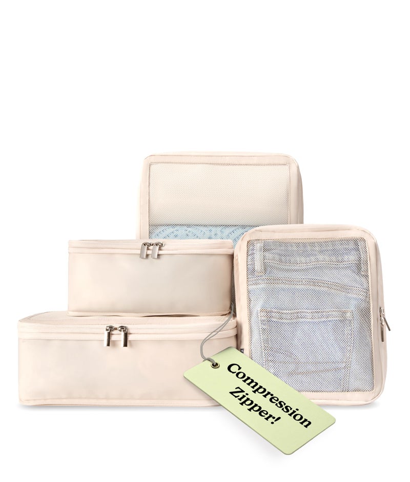Vandel SpaceSaving Compression Packing Cubes for Women and Men Compressible Carry On Suitcase Organizer Luggage Packing Cubes for Travel Organizer Bags for Luggage and Backpacks - Image 2