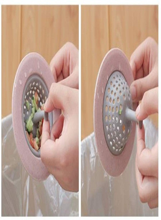 SYGA 6 Pieces Silicon Sink Strainer Kitchen Drain Basin Basket Filter Stopper Sink Drainer (Random Color), 11 cm - Image 5