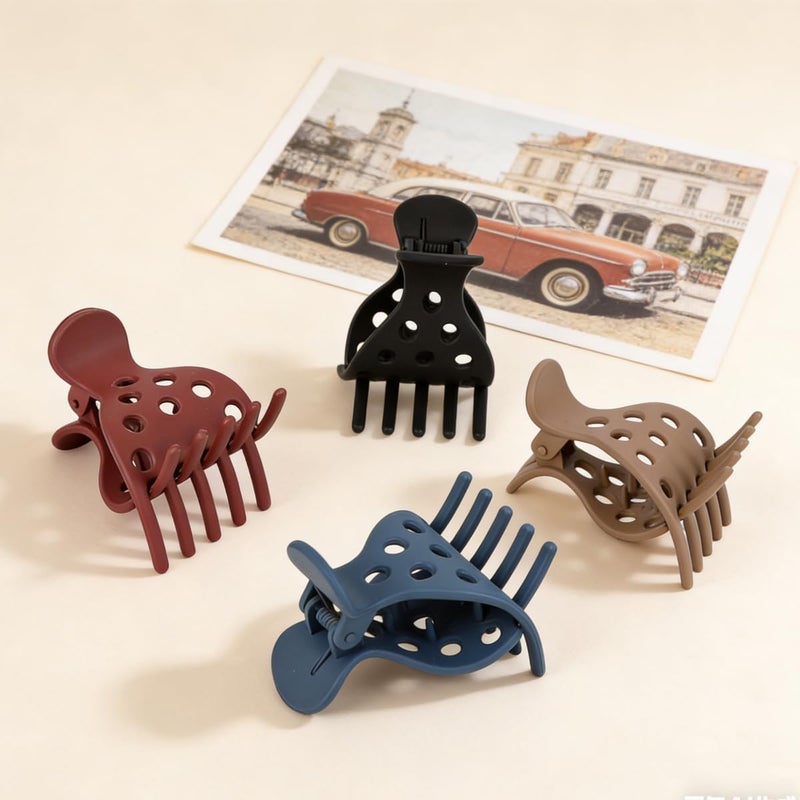 HANNEA® 4PCS Hair Volume Root Clips for Styling,Lift Claw Clips for Women with Curly Thick Hair,Root Lifter Tool Voluminous Bounce Curls Multicolor Accessories - Image 4