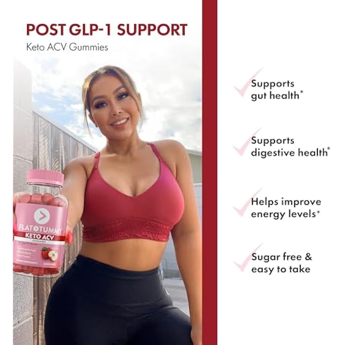 Flat Tummy جواهر كيتو ACV لتسطيح البطن، 60 حبة – تركيبة متخصصة، مكمل كيتو بعد GLP-1، صديق للنباتيين، غير معدّل وراثيًا - جواهر خل التفاح، أملاح BHB، مساحيق السوبر فود من الشمندر والرمان - Image 5