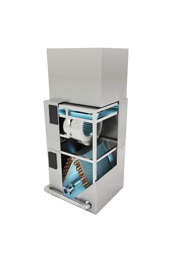 REKOLIGHTING R600 120-230فولت جهاز تنقية الهواء HVAC ضوء UV منظف الملف الجرثومي 14" 18W UVC لتكييف الهواء مع مغناطيس - Image 4