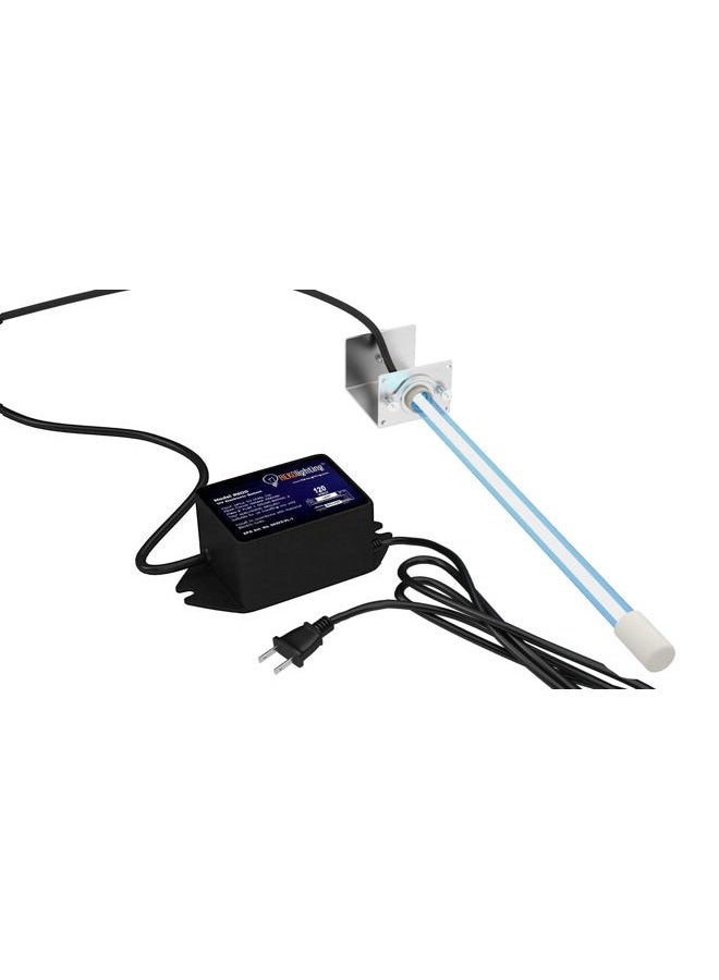 REKOLIGHTING R600 120-230فولت جهاز تنقية الهواء HVAC ضوء UV منظف الملف الجرثومي 14" 18W UVC لتكييف الهواء مع مغناطيس - Image 1