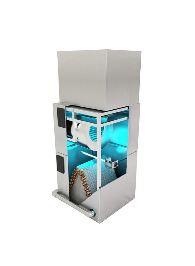 REKOLIGHTING R600 120-230فولت جهاز تنقية الهواء HVAC ضوء UV منظف الملف الجرثومي 14" 18W UVC لتكييف الهواء مع مغناطيس - Image 5