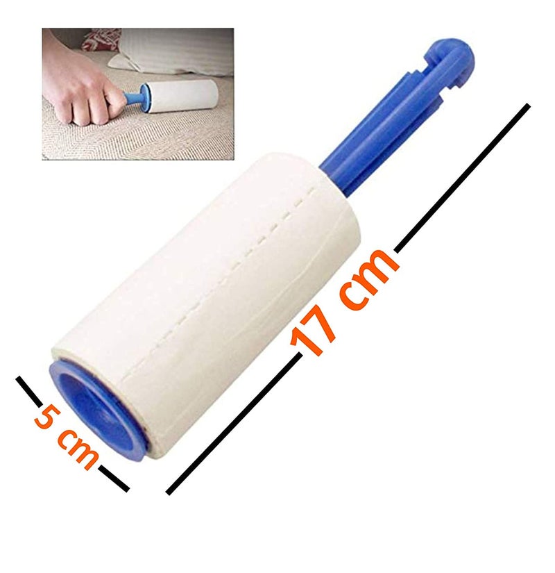 NYRWANA Lint Roller for Clothes | Set of 5 Rolls | Lint Remover Roller, Reusable, Blue - Image 2
