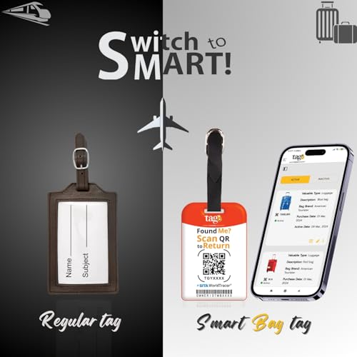 tag8 2 Pack Luggage Tags for Suitcases 26 Initial Letter Travel Luggage Baggage Identification Labels ID Tag with Global Loss Recovery Service Airline Compliant SITA World Tracer Code Enabled N - Image 3