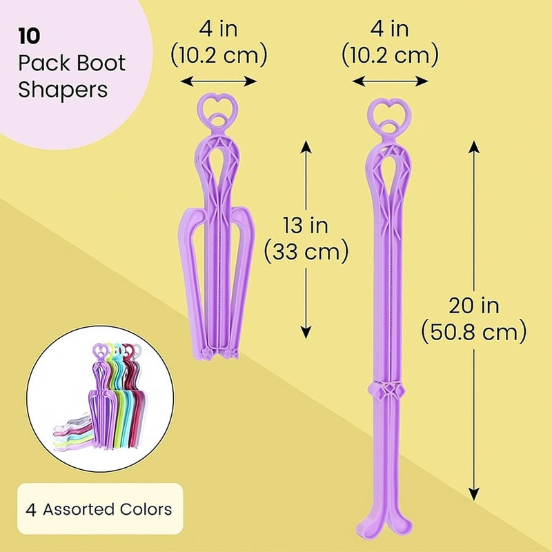 Lify Boot Shapers for Tall Boots - Folding Shoe Tree, Support Stand, Stand Up Shoe Insert - Shaper Pack for Women and Men - Image 2