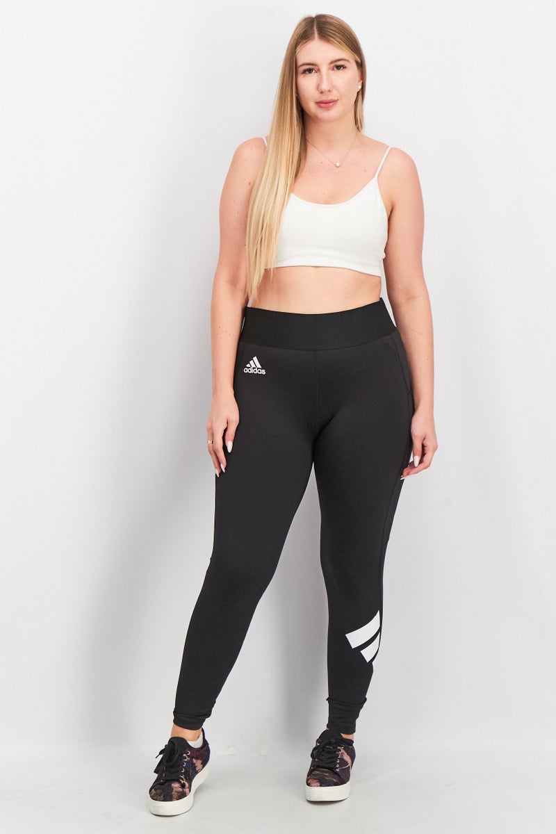 Adidas Women Sportswear Fit High Rise Long Tight, Black - Image 2