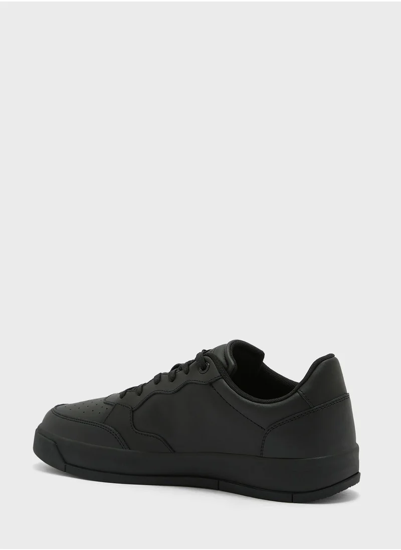TOMMY JEANS RETRO MID TOP TRAINERS
