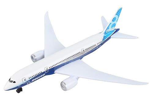 Daron مجموعة ألعاب مطار دارون – بوينغ 787 – طائرة معدنية مصنوعة من الصب مع ملحقات بلاستيكية ومركبات للأطفال من عمر 3 سنوات فما فوق - Image 3