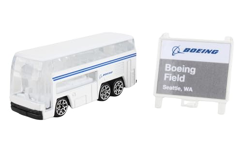 Daron مجموعة ألعاب مطار دارون – بوينغ 787 – طائرة معدنية مصنوعة من الصب مع ملحقات بلاستيكية ومركبات للأطفال من عمر 3 سنوات فما فوق - Image 5