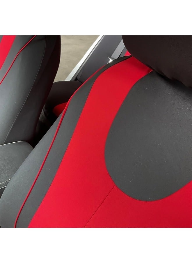 fashionhome Universal Car Seat Cover Set Two Seats Covers Full Set Automotive Seat Covers Breathable Waterproof Car Seat Cushion Protectors Car Accessories Fits Most Vehicles SUV Truck - Image 4
