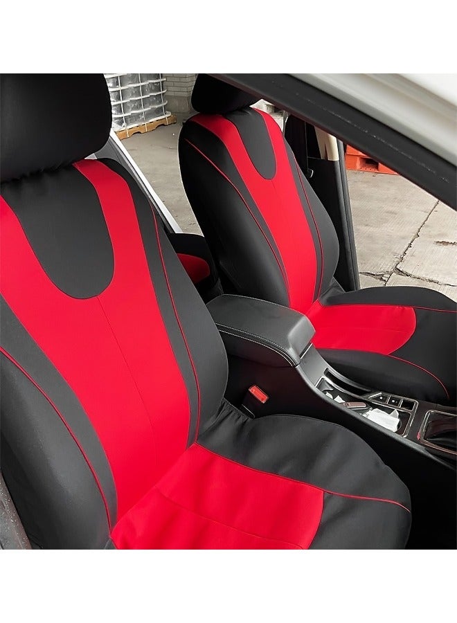 fashionhome Universal Car Seat Cover Set Two Seats Covers Full Set Automotive Seat Covers Breathable Waterproof Car Seat Cushion Protectors Car Accessories Fits Most Vehicles SUV Truck - Image 3
