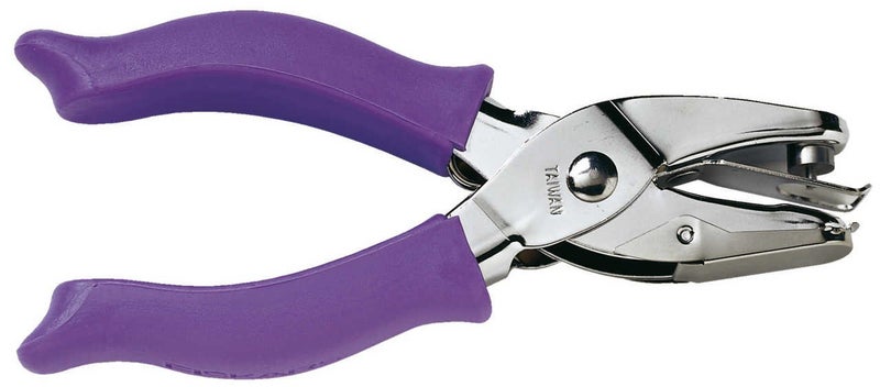 Fiskars 1/16 Inch Hand Punch, Circle, Purple - Image 1
