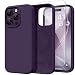 GONEZ Magnetic for iPhone 14 Pro Max Case Compatible with MagSafe AntiScratch Microfiber Lining Screen Protector Shockproof Slim Phone Silicone Cover 67 inch Deep Purple - Image 2