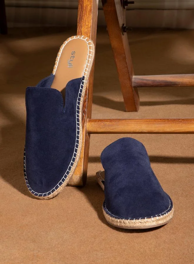 ستايلي Styli Faux Suede Mule Espadrilles