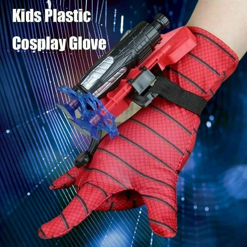 Masho Trend Spiderman Web Throwing Gloves - Spiderman Gloves - Spiderman Dart Blaster