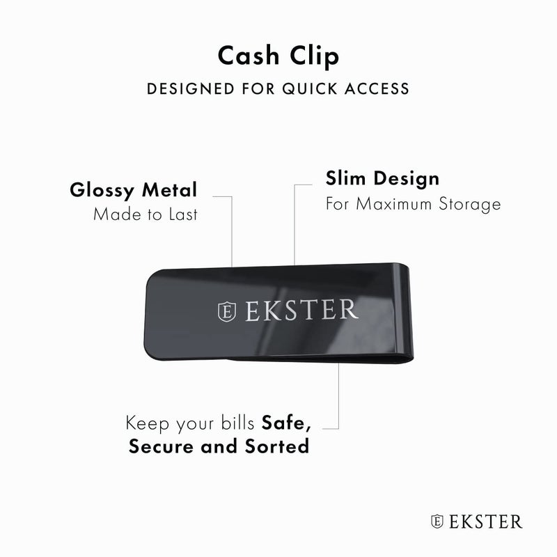Ekster Ekster Money Clip | Portable Money Clasp for Men and Women | Slim Cash Clamp & Card Metal Holder Clamp | Men's Modern Clip Holders for Leather Wallet  - Image 2