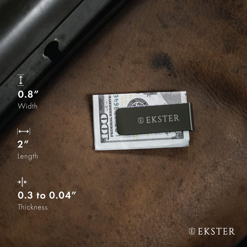 Ekster Ekster Money Clip | Portable Money Clasp for Men and Women | Slim Cash Clamp & Card Metal Holder Clamp | Men's Modern Clip Holders for Leather Wallet  - Image 3