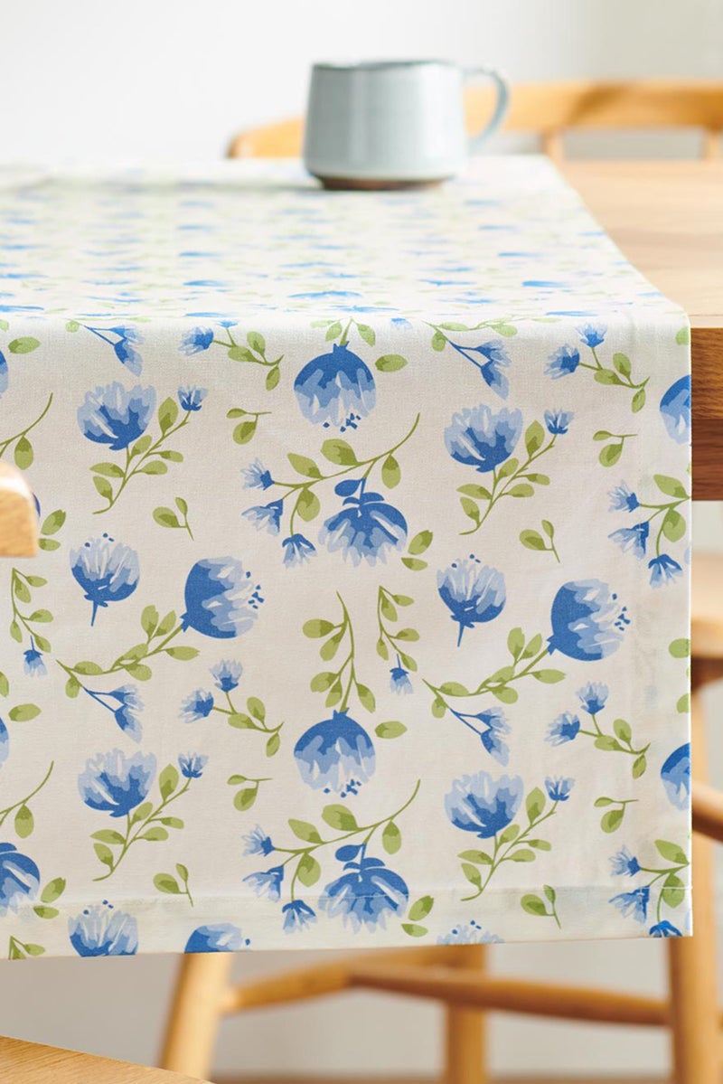 Tchibo Floral Print Table  Runner 40 x 180 cm, Multicolor - Image 1