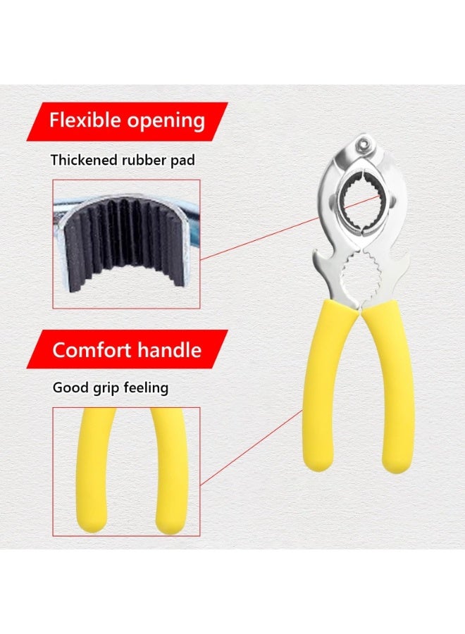 Faucet Aerator Wrench, Universal Faucet Tool, 2PCS, Carbon Steel, Adjustable, Open End  - Image 2