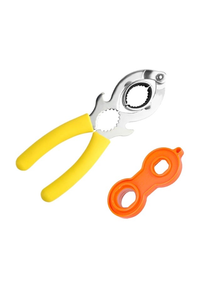 Faucet Aerator Wrench, Universal Faucet Tool, 2PCS, Carbon Steel, Adjustable, Open End  - Image 1