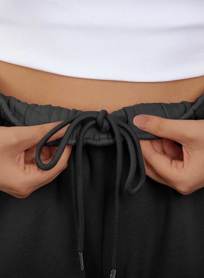 ATHMILE Sweatpants Women Baggy Lounge Pants Workout Gym Active High Waisted Comfy Joggers for Women Fall Clothes 2026, Black, M - Image 5