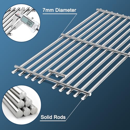 Adviace Grill Replacement Parts for Charbroil 463340516 463370519 463370516 463278418 Gas 2 Coal Grill, Grill Grates, Burner and Igniter, Heat Shield Tent, Flame Carryover Kit for Charbroil Gas2coal 463340516 - Image 5