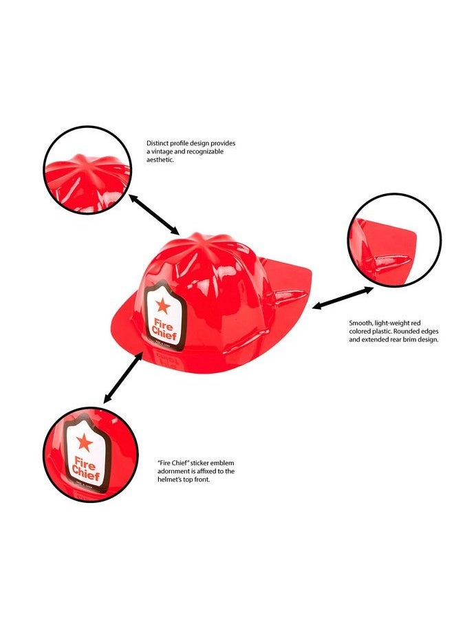 Super Z Outlet 12 Pack Firefighter Children Helmet Party Supplies For Kid Costume Accessory  - Image 4