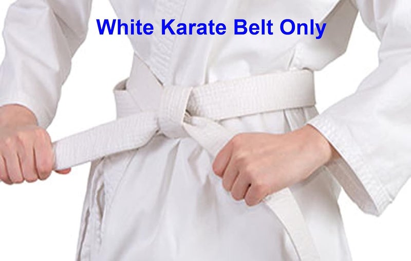 Bloomun Real Choice Boy`s & Girl`s Cotton Judo/Karate/Martial Arts White Belt - Image 5
