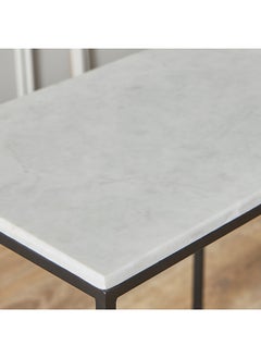 Home Box Turin Marble Top Sofa Table 60 x 60 x 40 cm  - Image 3
