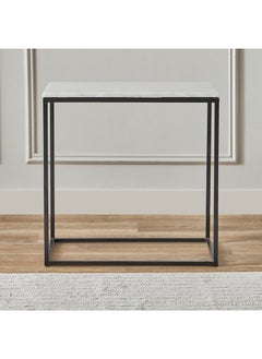 Home Box Turin Marble Top Sofa Table 60 x 60 x 40 cm  - Image 2