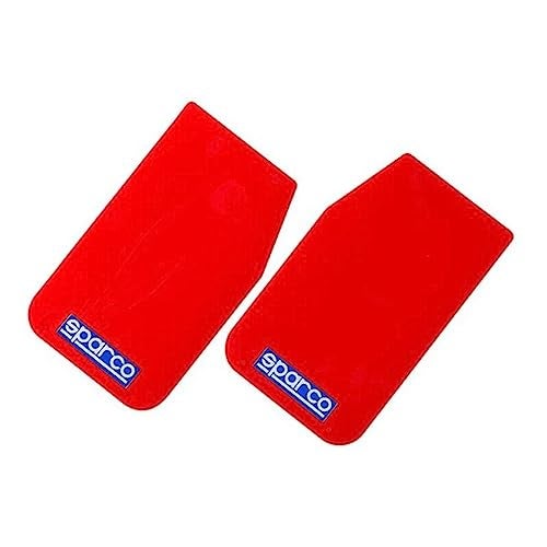 Sparco 03791RS Red Universal Mud Flap - Image 1