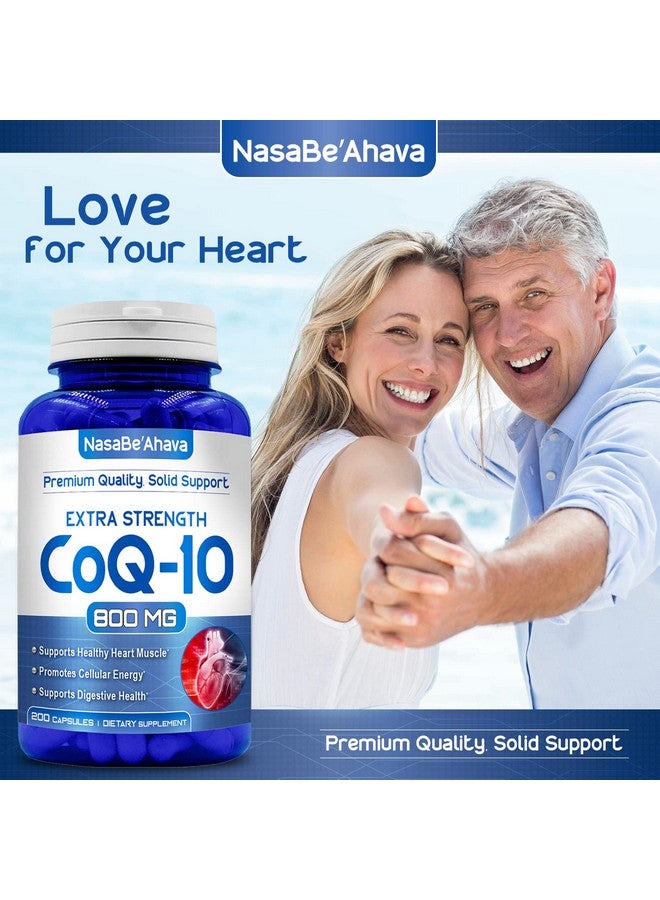 NasaBeahava Pure Coq10 800Mg Per Serving Extra Strength 200 Capsules - Image 5