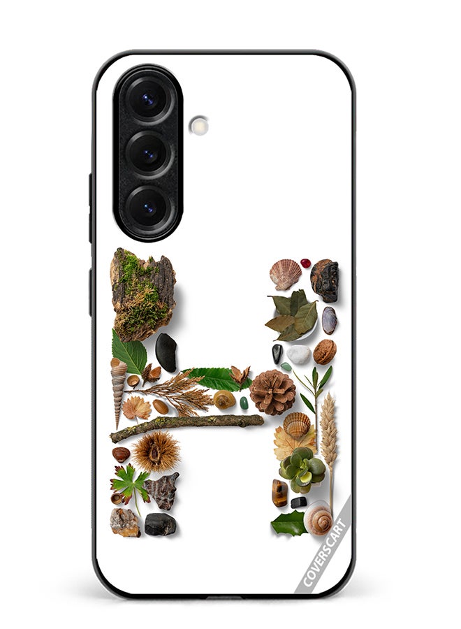 VR CREATIVE Protective Case Cover For Samsung Galaxy A56 Alphabet H Design Multicolour